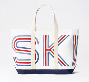 Retro Ski Tote by Crab & Cleek