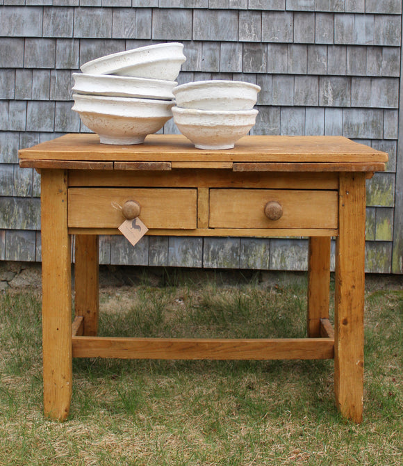 Antique Pine Bakers Table - Pastry Table
